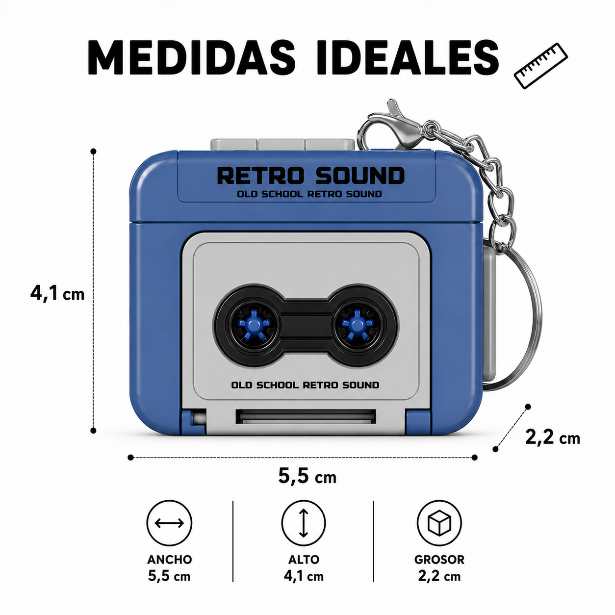 Llavero Cassette Retro™